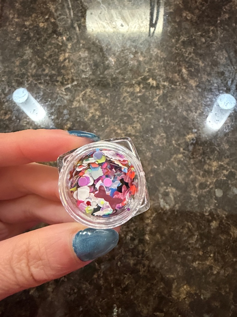 Multicolor Nail Glitter Mix